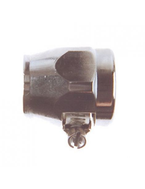 Tuerca de manguera de aluminio falsa para abrazadera de manguera DASH 4, color cromado
