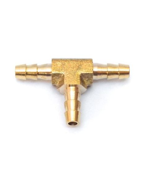 Raccordo a T per tubo in silicone con diametro interno di 4 mm