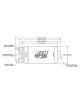 External petrol/E85 pump 400L/H AEM AN10 / AN06