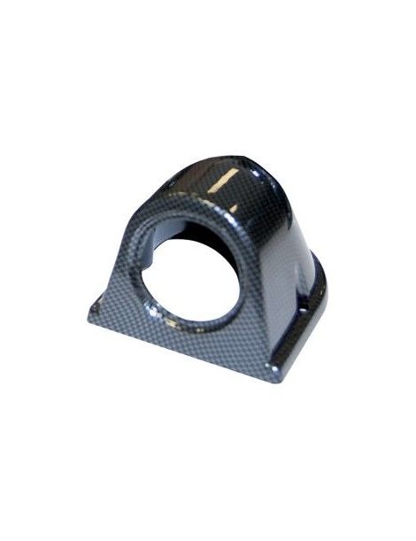 Halterung für 1 Manometer, 52 mm Durchmesser, Carbon-Optik