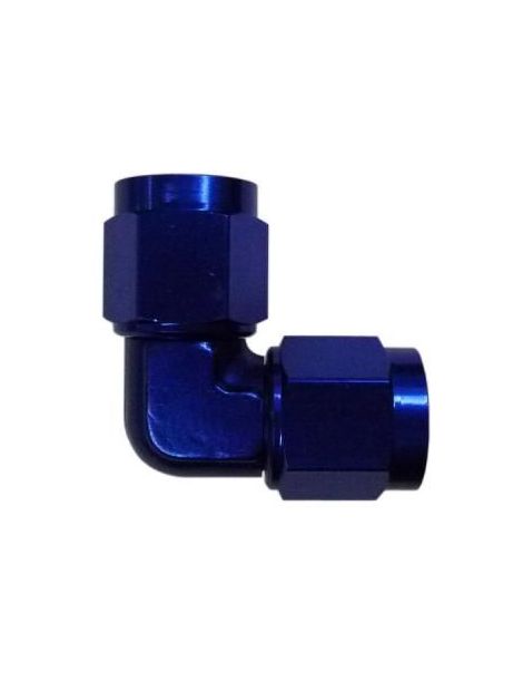 Adaptador hembra a hembra de 90Â° DASH 4 (JIC 7/16")