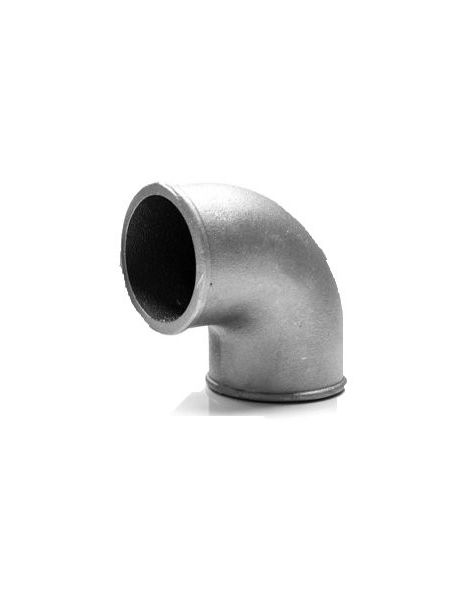 Coude 90° aluminium moulé diamètre extérieur 76mm 