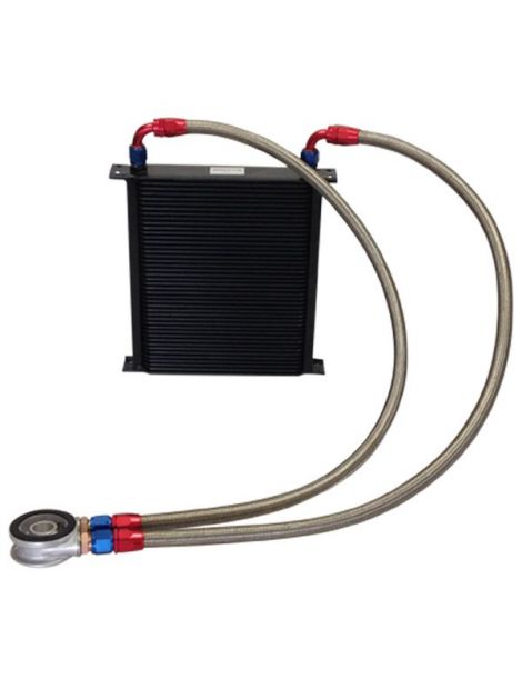 BREEZY DASH10 235mm 44-rijige matrix oliekoelerkit, MOCAL standaardplaat