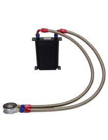 BREEZY DASH10 115mm 34-rijige matrix oliekoelerkit, MOCAL standaardplaat