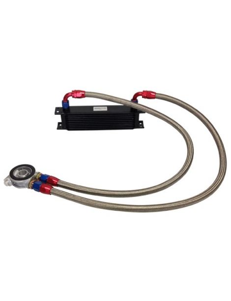 kit de radiador de aceite de matriz BREEZY DASH10 de 235 mm y 10 filas, placa termosttica MOCAL de 92 Â¡C