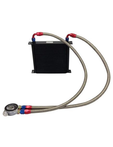 BREEZY DASH10 235mm 34-row matrix oil radiator kit, MOCAL 92A deg C thermostatic plate