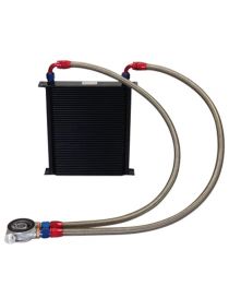 Kit radiateur huile matrice 235mm 44 rangées BREEZY DASH10, plaque thermostatique MOCAL 92°C