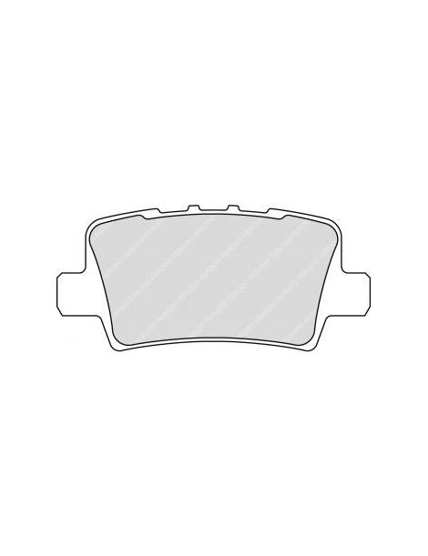 Plaquettes FERODO FCP1862