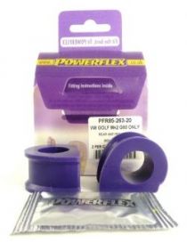 POWERFLEX Silentblocs BAR arriere 20mm VW Golf MK2/MK3 4WD Syncro DESTOCKAGE: PAS DE RETOUR