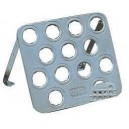 OMP alu coulé Cale-pied co-pilote 320x280mm