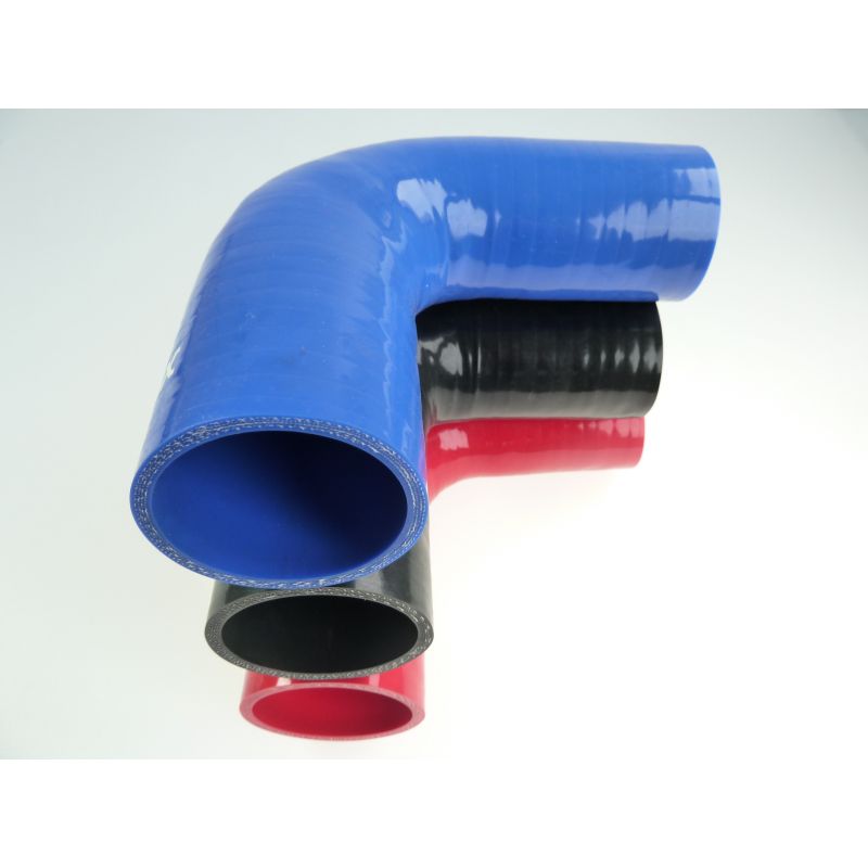 Durite 63-70mm bleu droit tuyau de tuyau intercooler de tuyau intercooler 3 plis de transition de silicone Tuyau de tuyau de tuyau Color : 63 76mm Straight 