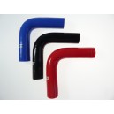 28mm - 90A 3-ply silicone elbow REDOX