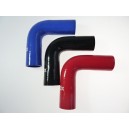 35mm - 90A 3-ply silicone elbow REDOX