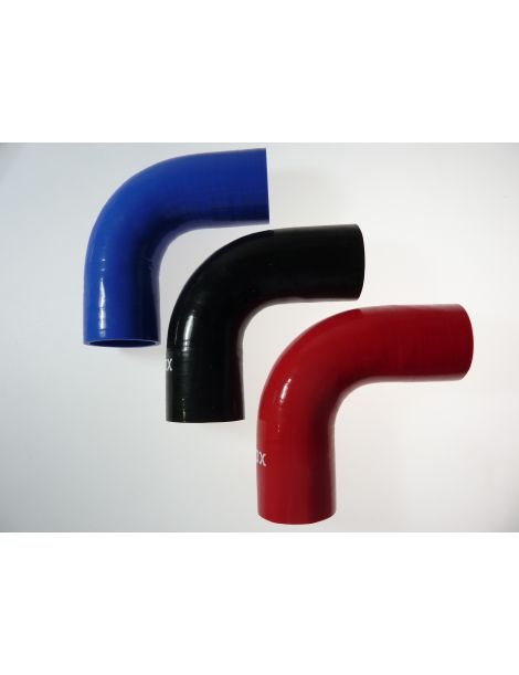 41mm - manchon silicone coude 90° 3 plis