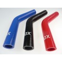 Gomito in silicone da 25 mm - 45°, 3 strati? REDOX