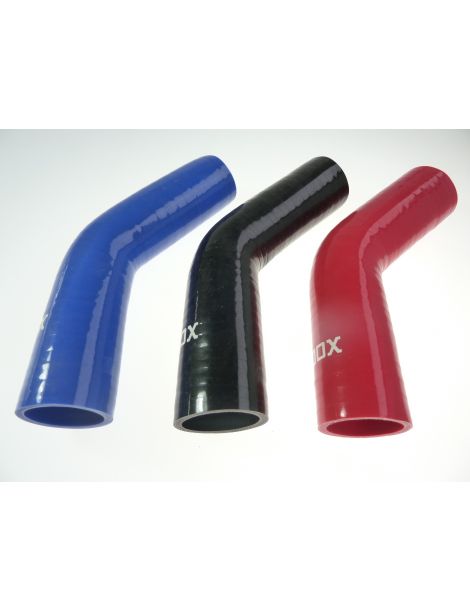 38mm - manchon silicone coude 45° 3 plis﻿