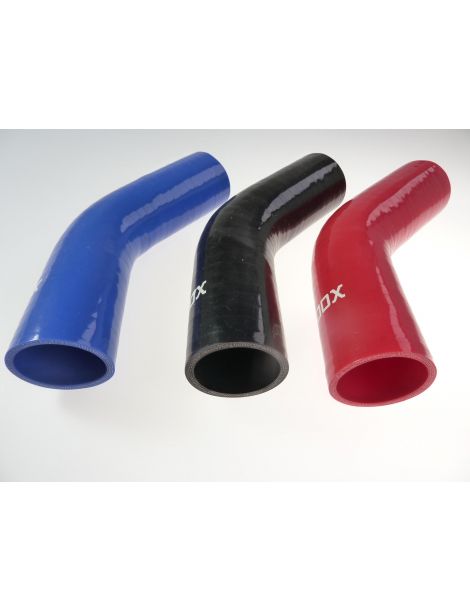 45mm - manchon silicone coude 45° 3 plis﻿