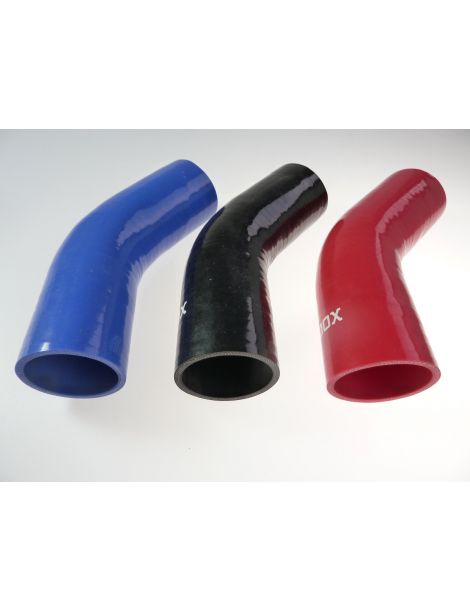 60mm - manchon silicone coude 45° 4 plis﻿