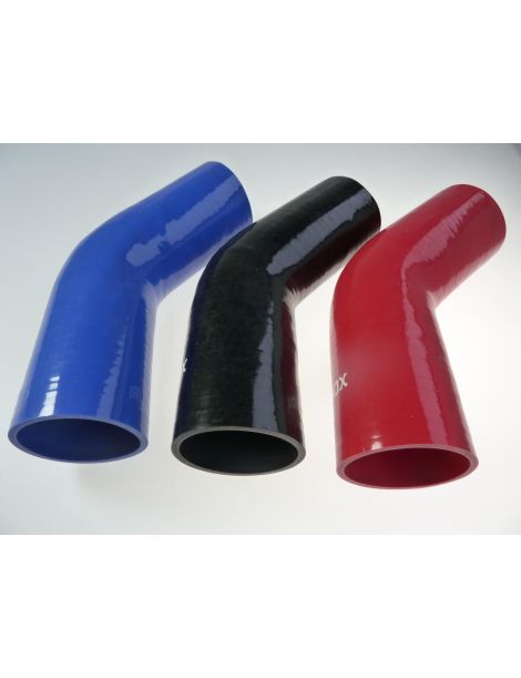 63mm - manchon silicone coude 45° 4 plis﻿