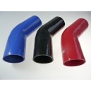 76mm - manchon silicone coude 45° 4 plis﻿