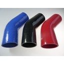 90mm - manchon silicone coude 45° 5 plis﻿