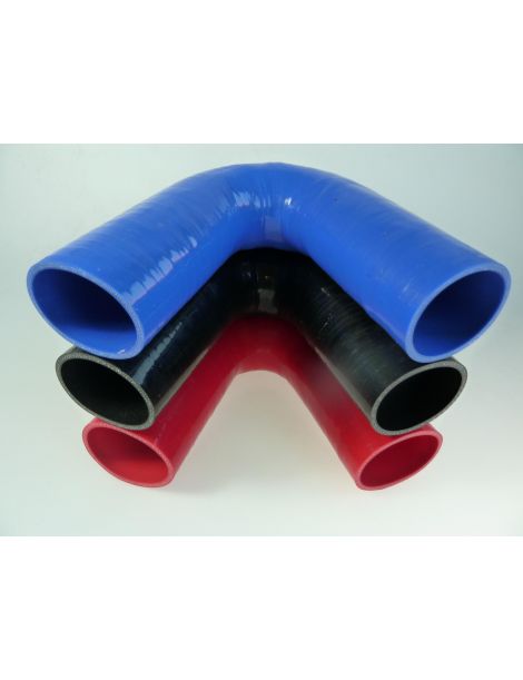 76mm - coude silicone 135° 4 plis﻿