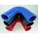 80mm - coude silicone 135° 4 plis﻿