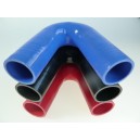 90mm - coude silicone 135° 5 plis﻿