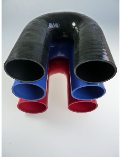 70mm - coude silicone 180° 4 plis﻿