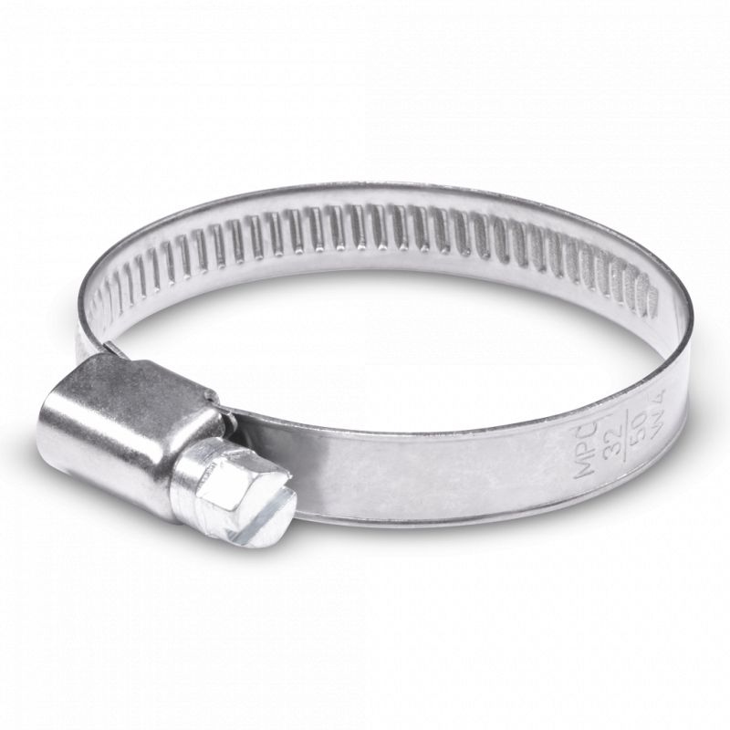 Collier de serrage inox largeur 5mm pour isolant d'echappement