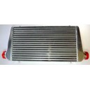 Intercooler aluminium 550x300x76mm connections: 63mm