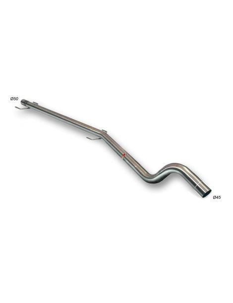 Escape intermedio de acero inoxidable TI-306S de referencia RC RACING