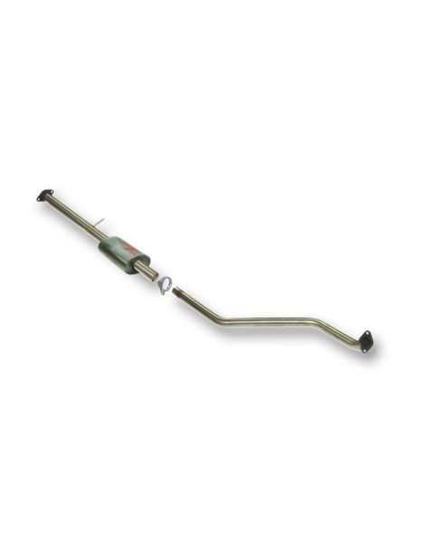 Escape intermedio de acero inoxidable TI-104C de referencia RC RACING