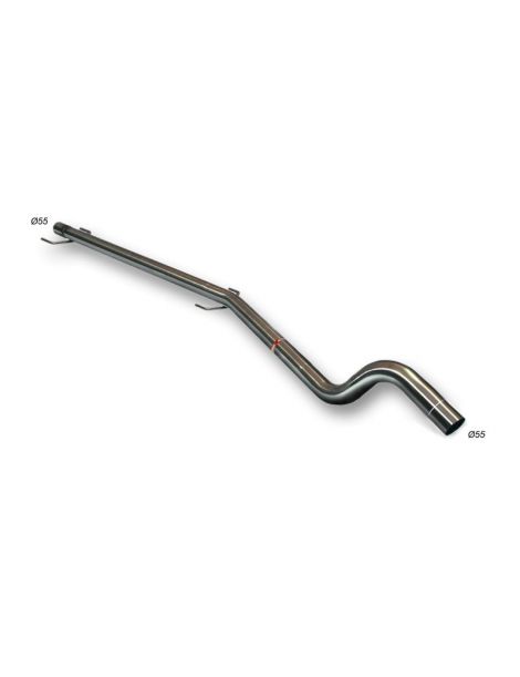 Escape intermedio de acero inoxidable RC RACING referencia TI-306AS
