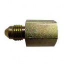 1/8" NPT - DASH 3 (JIC 3/8") Adaptateur DROIT femelle-mâle