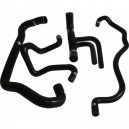 PEUGEOT 106 rally PH2 96-97 kit de 4 manguitos de agua de silicona REDOX con abrazaderas