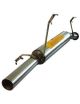 Silenciador de escape de acero inoxidable RC RACING referencia ET70-GN