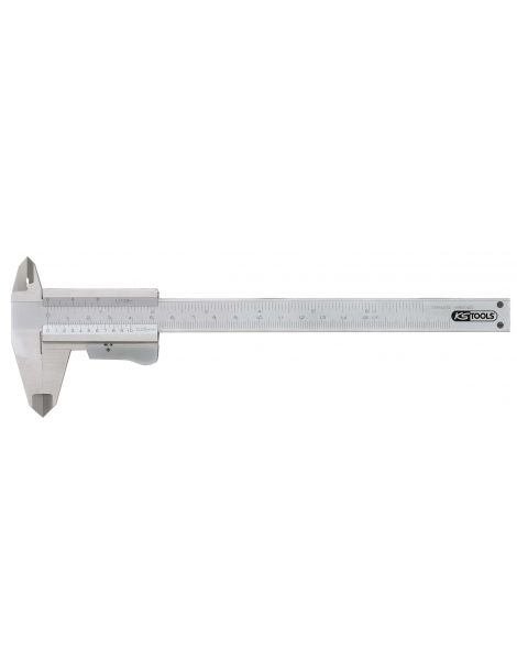 Pied à coulisse et jauge de profondeur de 0 à 150mm, précision à 0,02mm KS TOOLS