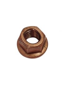 8mm x 1.25 (M8) - Ecrou cuivre avec collerette