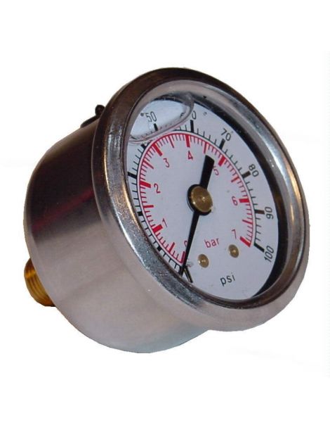 Manomètre de pression d'essence à glycérine haute pression (7 bars)