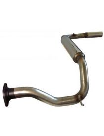RC RACING reference ET110-GN Stainless steel exhaust silencer