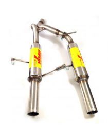 RC RACING reference ET263-GN Stainless steel exhaust silencer