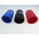 48 mm - 3-ply silicone coupler connecting sleeve, length: 76 mm