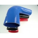 19-25mm - durite silicone réducteur coude 90° 3 plis