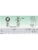 R-tula hembra ISB de 14 mm, rosca M14x200 Ã¡ izquierda