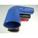 19-25mm - durite silicone réducteur coude 90° 3 plis