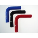 19mm - 90A 3-ply silicone elbow REDOX