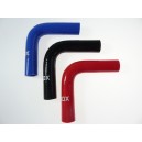22mm - manchon silicone coude 90° 3 plis