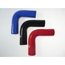 13mm - manchon silicone coude 90° 3 plis