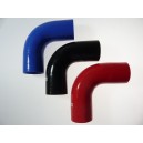 13mm - manchon silicone coude 90° 3 plis